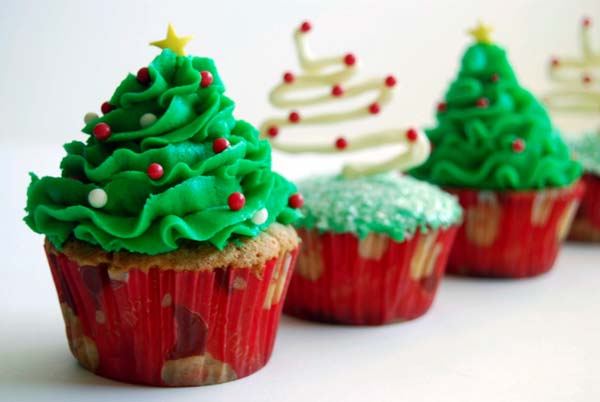 Como hacer un cupcake muy especial para Navidad
