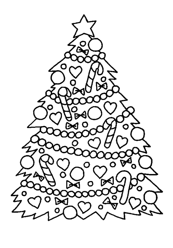 Dibujos de árbol de Navidad